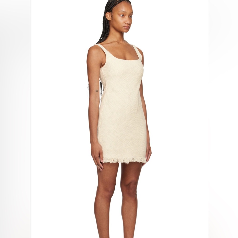 New Staud Off White Isabella Mini Dress